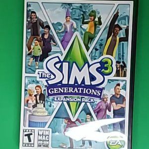 The Sims 3 Generations Expansion Pack CD-Rom Game for PC